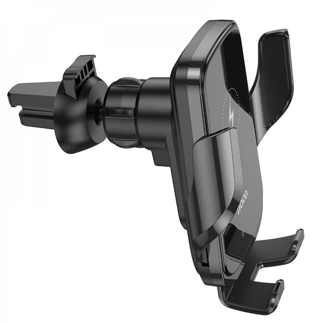 Держатель для телефона Hoco CA202 Plus Enlightener infrared induction wireless charing — black - Фото 4 Держатель для телефона Hoco CA202 Plus Enlightener infrared induction wireless charing — black - изображение 4