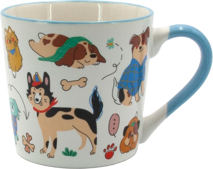 Кружка Milika Feawyn Dogs 390 мл Blue (M0520-B357-G3430A) - Фото 1 Кружка Milika Feawyn Dogs 390 мл Blue (M0520-B357-G3430A) - изображение 1