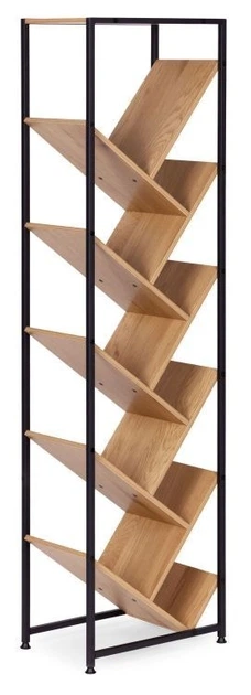 Regał na książki ModernHome by Multistore geometryczny Loft 10 półek Jasny dąb (SJ4027150TL-19) - obraz 2