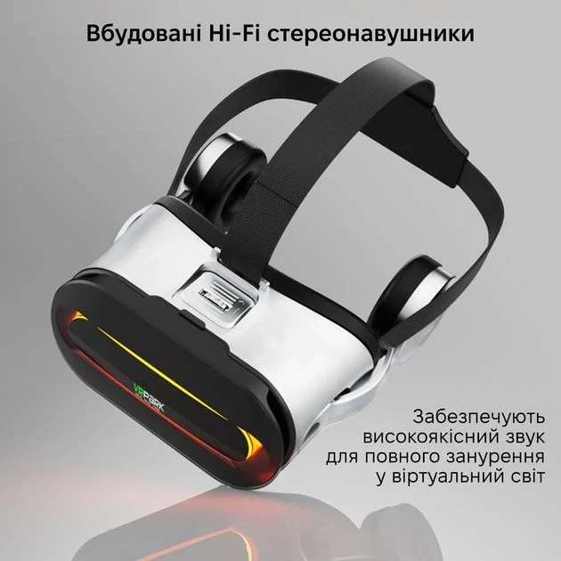 Комплект VR PARK White + джойстик Terios T3 Black – виртуальная реальность для смартфонов 4.5-6.0", угол обзора 100°, - изображение 3