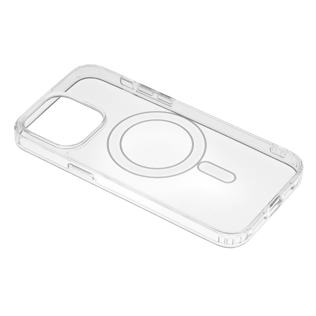 Прозорий чохол для iPhone 14 Pro Max TPU Clear Case з MagSafe - зображення 5