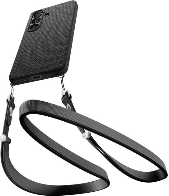 Etui plecki Spigen Liquid Air Mag MagSafe Case do Samsung Galaxy S26 Black (ACS10730) - obraz 7