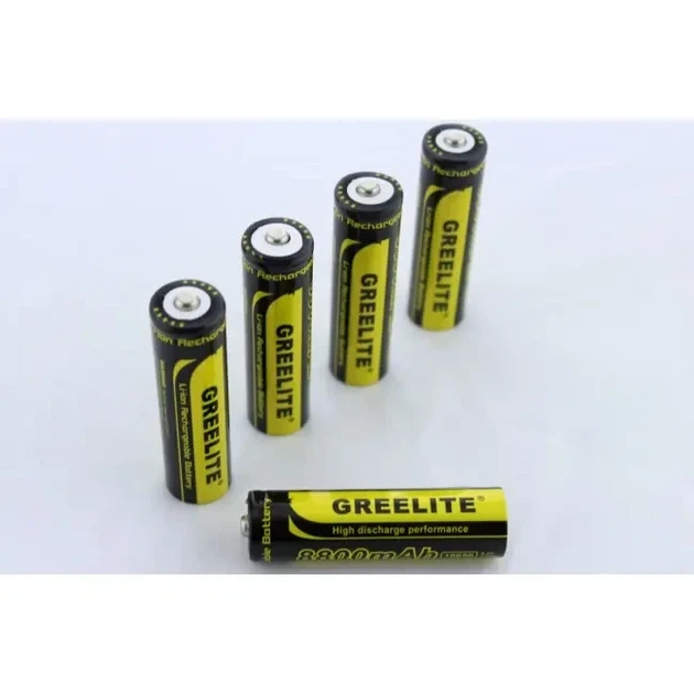 Літієвий Li-Ion акумулятор BATTERY 18650 Black Greelite 8800 мА·год 4454 - зображення 11