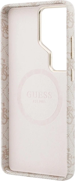 Панель Guess 4G Triangle Logo MagSafe для Samsung Galaxy S26 Ultra Pink (3666339613501) - зображення 7