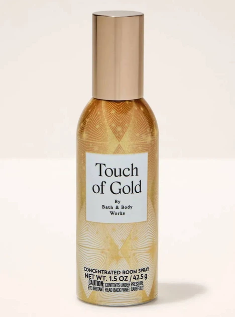 Концентрований спрей для дому Bath&Body Works - Touch of Gold (28022923) - Фото 1 Концентрований спрей для дому Bath&Body Works - Touch of Gold (28022923) - изображение 1