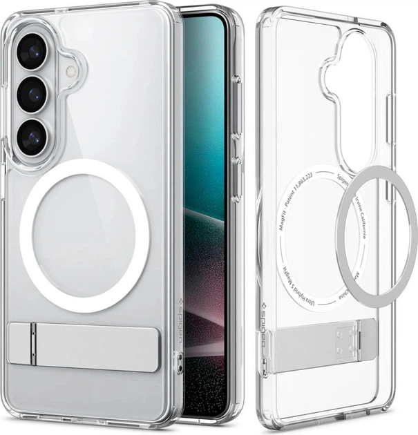 Чохол Spigen Ultra Hybrid S Mag MagSafe Case для Samsung Galaxy S26 Plus Clear White (ACS11050) - зображення 2