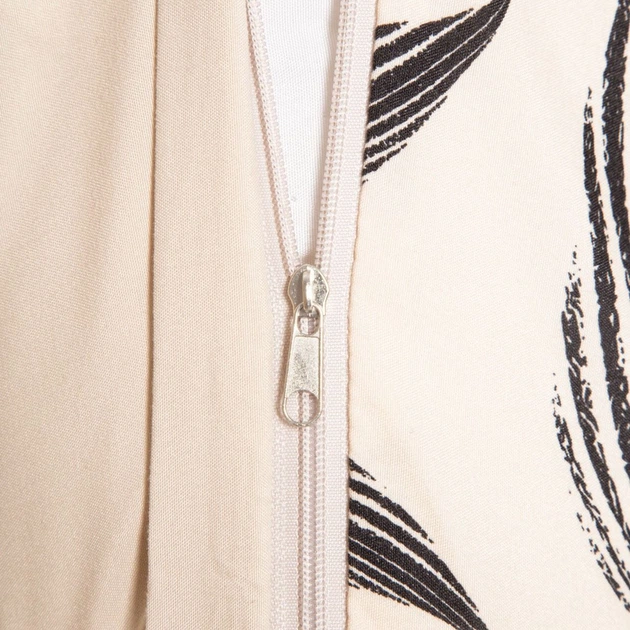 Комплект постільної білизни Homla Emma підковдра 140 x 200 см + 1 наволочка 70 x 80 см з мікрофібри з рослинним мотивом різнокольоровий (5906496756214) - зображення 3