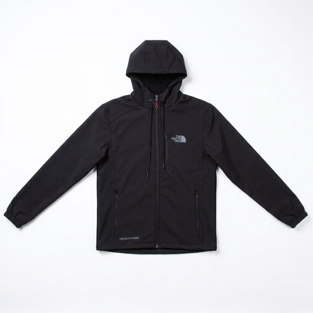 Куртка мужская демисезонная Soft Shell черная (M14) 52 - изображение 4