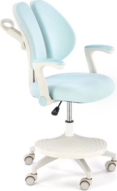 Офісне крісло Halmar Panco обертове Синє (5905248131651) - зображення 3