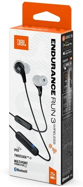 Наушники JBL Endurance Run 3 Wireless Black (JBLENDURRUN3BTBLKG) - изображение 10