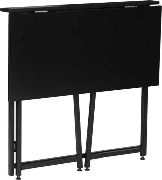 Stolik do laptopa ModernHome by Multistore składany 80 x 45 cm Czarny TH-FD-1 (5905817010967) - obraz 5