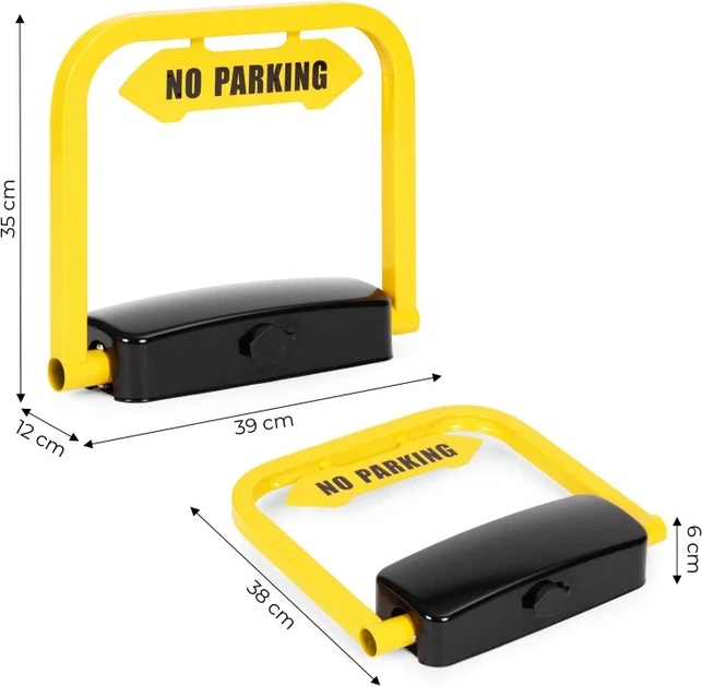 Блокада паркувальна ModernHome by Multistore складана на ключ дистанційно керована 35 см (DNPL-001) - зображення 9