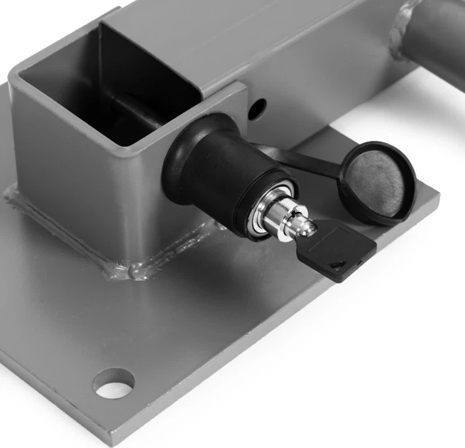 Блокада паркувальна ModernHome by Multistore складана зі світловідбиваючими смугами на ключ 50 см (DNPL-006) - зображення 7