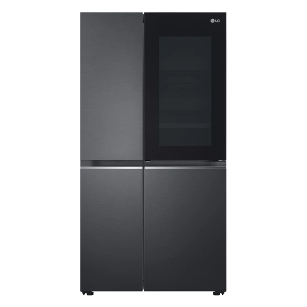 Холодильник LG Side-by-Side, 179x91x74 см, объем холодильного отдела – 416 л, морозильного – 239 л, 2 дверцы, класс энергопотребления F, No Frost, инверторный компрессор, внутренний дисплей, зона свежести (629263) - изображение 3