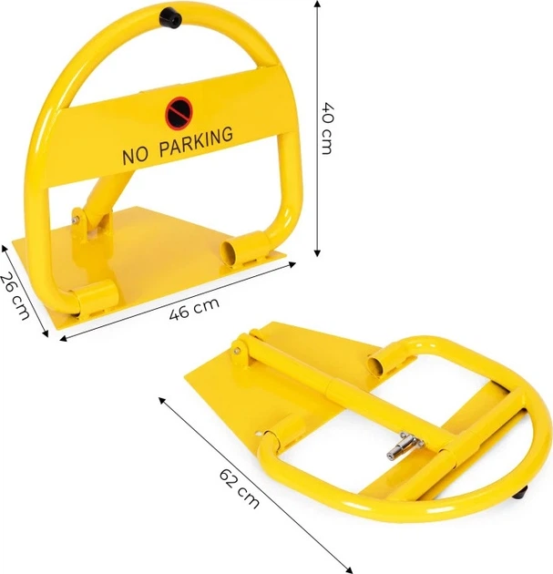 Блокада паркувальна ModernHome by Multistore складана на ключ 40 см (DNPL-004) - зображення 9