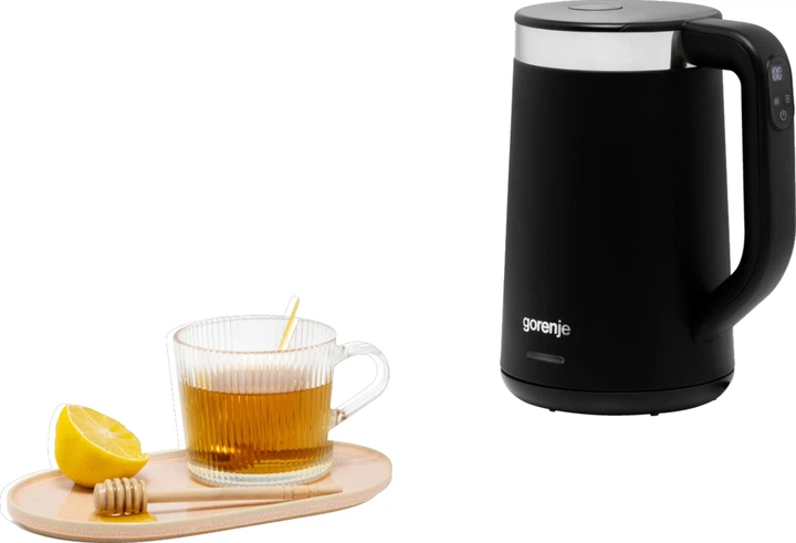 Електричний чайник Gorenje 1.7 л, контроль Strix, LED екран, чорний. (630424) - Фото 9 Електричний чайник Gorenje 1.7 л, контроль Strix, LED екран, чорний. (630424) - зображення 9