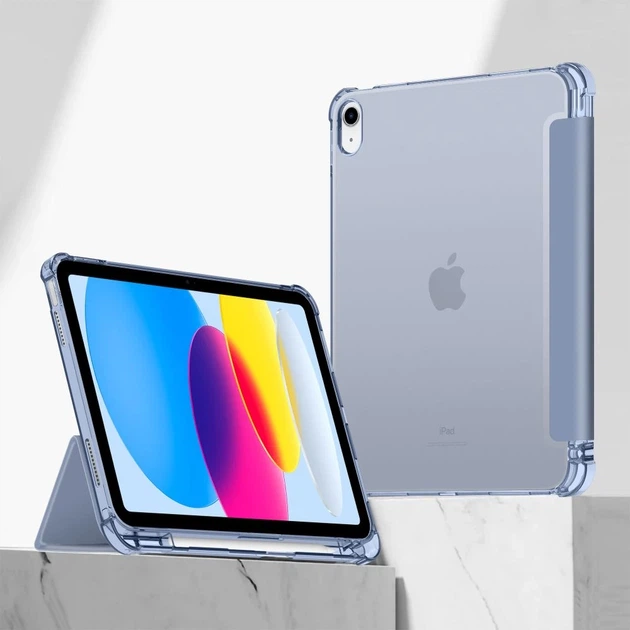 Чохол Tech-Protect SC Pen Hybrid для iPad 11 2025 11th Gen | 10.9 2022 10th Gen Crystal Blue (5906302372126) - Фото 4 Чохол Tech-Protect SC Pen Hybrid для iPad 11 2025 11th Gen | 10.9 2022 10th Gen Crystal Blue (5906302372126) - зображення 4