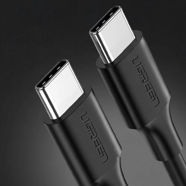 Кабель Ugreen USB Type-C 3A 2m Black (6957303813063) - Фото 4 Кабель Ugreen USB Type-C 3A 2m Black (6957303813063) - зображення 4
