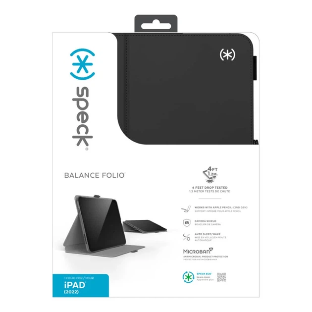 Чехол Speck Balance Folio для iPad 11 2025 11th Gen | 10.9 2022 10th Gen Black (840168528165) - Фото 10 Чехол Speck Balance Folio для iPad 11 2025 11th Gen | 10.9 2022 10th Gen Black (840168528165) - изображение 10
