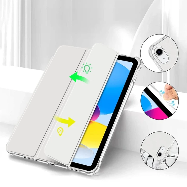 Чехол Tech-Protect SC Pen Hybrid для iPad 11 2025 11th Gen | 10.9 2022 10th Gen Crystal Silver (5906302372133) - изображение 5