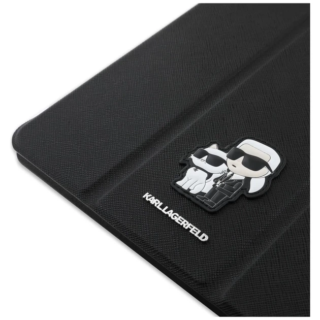 Чохол Karl Lagerfeld Saffiano Magnetic Karl & Choupette для iPad Pro 13 2024 7th Gen Black (KLFC13PM24SAKCK) - зображення 7