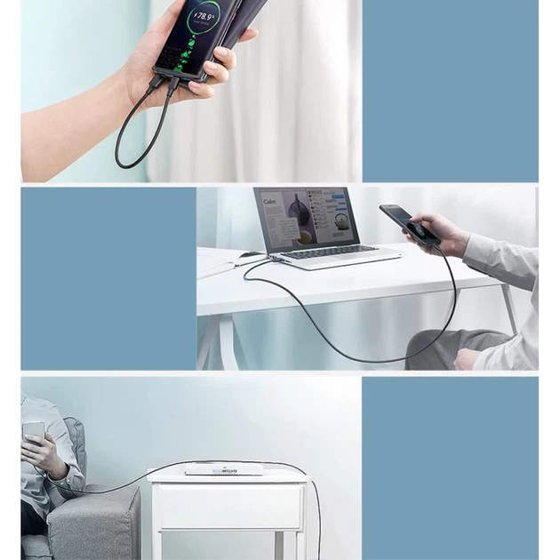 Кабель Ugreen USB-A to USB Type-C 3A 1.5m Black (6957303861170) - Фото 10 Кабель Ugreen USB-A to USB Type-C 3A 1.5m Black (6957303861170) - зображення 10