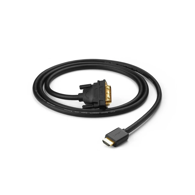 Кабель Ugreen HDMI to DVI 4K 60Hz 30AWG 1m Black (UGR195BLK) - Фото 12 Кабель Ugreen HDMI to DVI 4K 60Hz 30AWG 1m Black (UGR195BLK) - зображення 12