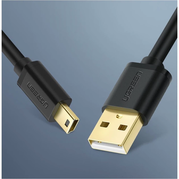 Кабель Ugreen USB-A to Mini USB 3m Black (6957303813865) - зображення 10