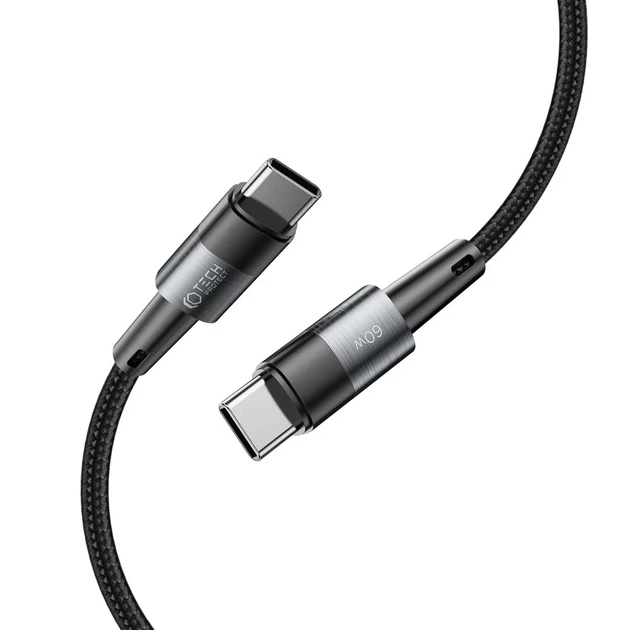 Кабель Tech-Protect UltraBoost Type-C Cable PD 60w | 3a 25cm Grey (9490713933923) - изображение 3
