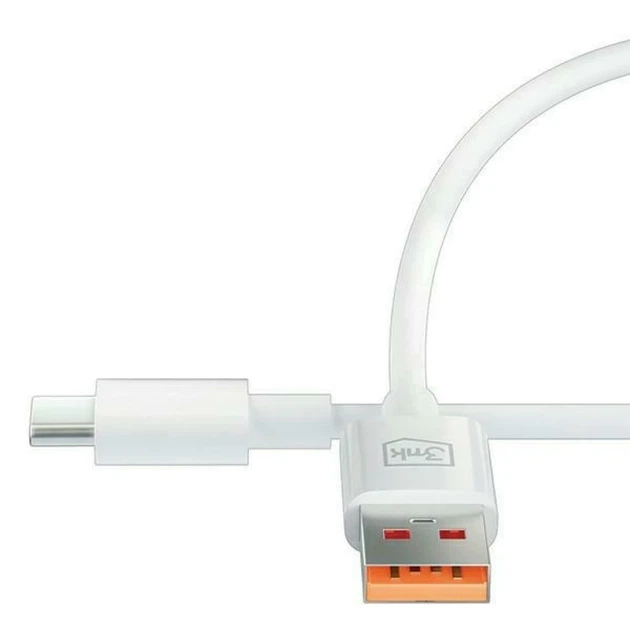 Кабель 3mk Hyper Cable USB-A to USB-C 5A 60W 1.2m White (5903108527262) - изображение 9