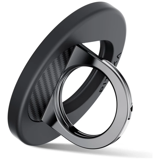 Кольцо-держатель Pitaka MagEZ Grip 3 Black Grey with MagSafe (MGB2402) - Фото 3 Кольцо-держатель Pitaka MagEZ Grip 3 Black Grey with MagSafe (MGB2402) - изображение 3