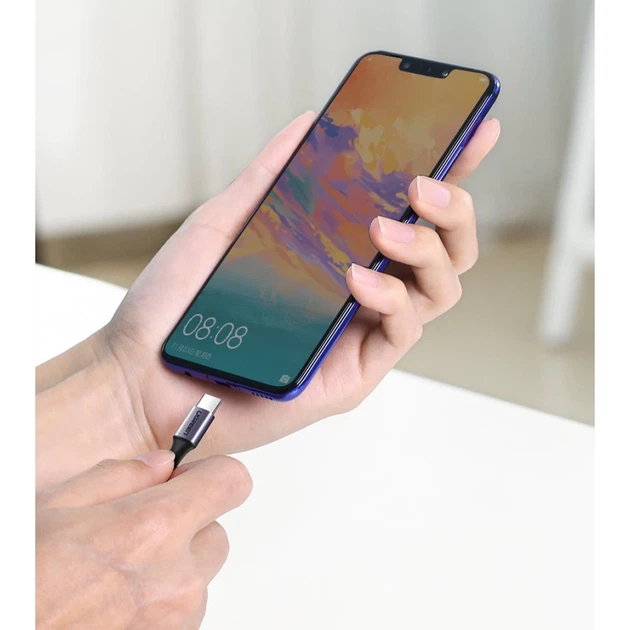 Кабель Ugreen USB Type-C to USB Type-C 60W 20V 3A 2m Black Gray (UGR1127BLK) - Фото 14 Кабель Ugreen USB Type-C to USB Type-C 60W 20V 3A 2m Black Gray (UGR1127BLK) - изображение 14