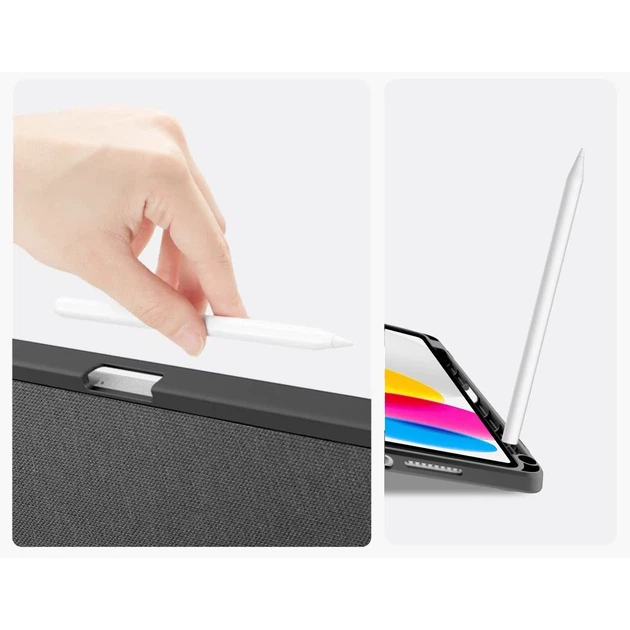 Чехол Tech-Protect SC Pen Canvas для iPad 11 2025 11th Gen | 10.9 2022 10th Gen Charcoal Grey (5906302330928) - изображение 9