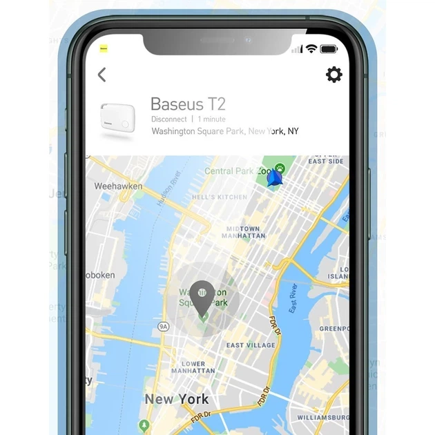 Смарт-брелок Baseus T2 Keychain Mini Wireless White (ZLFDQT2-02) - изображение 11