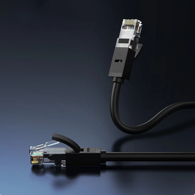 Кабель Ugreen LAN Ethernet Cat.6 8m Black (UGR214BLK) - зображення 7