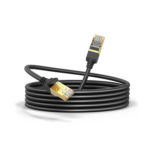 Кабель Ugreen NW107 RJ45 to RJ45 Cat.7 STP 15m Black (11274-ugreen) - зображення 2