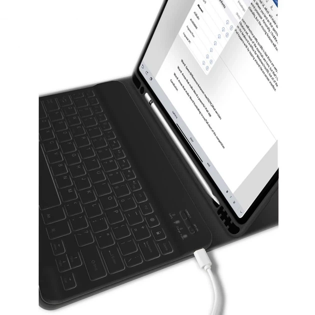 Чехол-клавиатура Tech-Protect Sc Pen + Keyboard для iPad 11 2025 11th Gen | 10.9 2022 10th Gen Black (9490713927656) - изображение 5