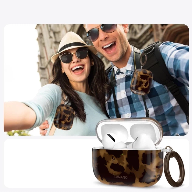 Чехол для наушников Tech-Protect Lamano для AirPods Pro 3 Panther (5906302335398) - изображение 9