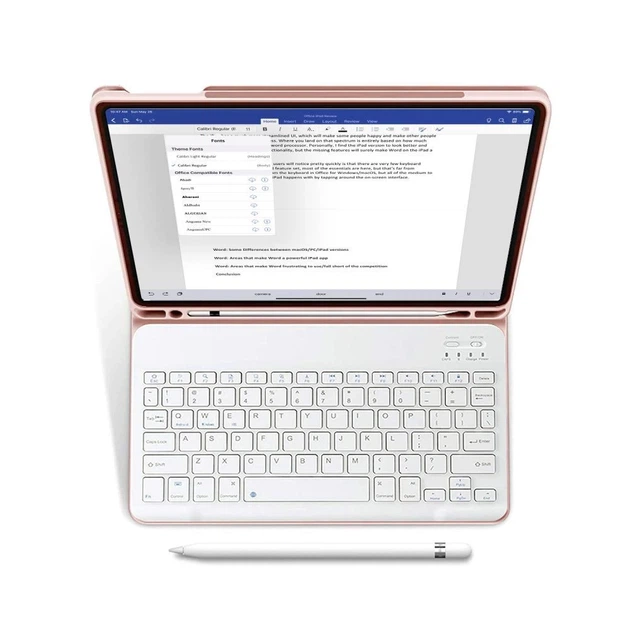 Чохол-клавіатура Tech-Protect Sc Pen + Keyboard для iPad 11 2025 11th Gen | 10.9 2022 10th Gen Pink (9490713927663) - зображення 2