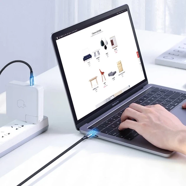 Кабель Ugreen Quick Charge USB Type-C to USB Type-C 100W 5A 480Mbps 1m Gray (UGR1149GRY) - изображение 12