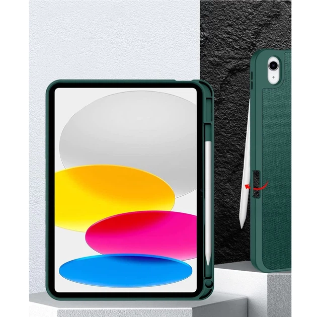 Чехол Tech-Protect SC Pen Canvas для iPad 11 2025 11th Gen | 10.9 2022 10th Gen Moss Green (5906302330942) - изображение 7