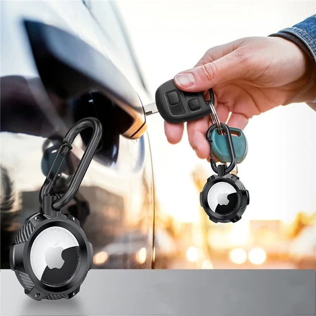 Брелок с кольцом Tech-Protect TpuСarbon для AirTag Black (9589046924002) - изображение 7