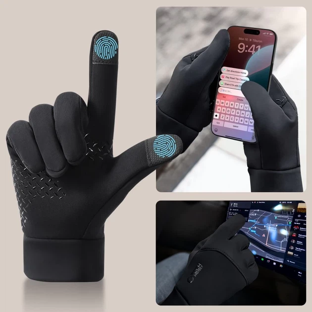 Перчатки для сенсорного экрана Tech-Protect WG01 "L" Black (5906302321766) - изображение 2