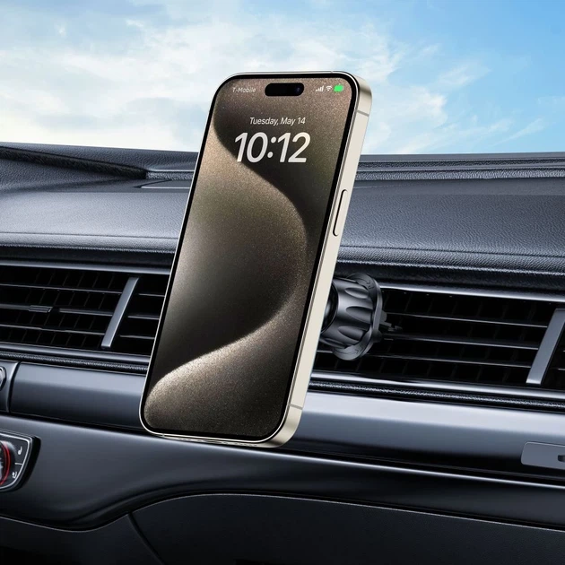 Автодержатель Tech-Protect N56 Magnetic CD & Vent Car Mount Black with MagSafe (5906302360956) - Фото 9 Автодержатель Tech-Protect N56 Magnetic CD & Vent Car Mount Black with MagSafe (5906302360956) - изображение 9