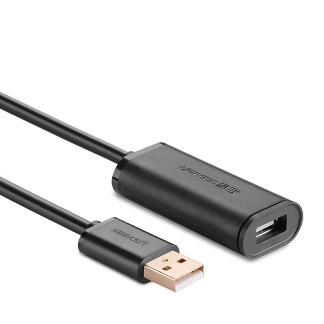 Кабель Ugreen Extension Cable USB 2.0 480 Mbps 5m Black (6957303813193) - Фото 15 Кабель Ugreen Extension Cable USB 2.0 480 Mbps 5m Black (6957303813193) - изображение 15