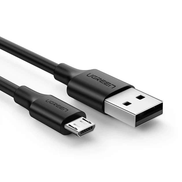 Кабель Ugreen USB-A to micro USB 2m Black (6957303861385) - Фото 8 Кабель Ugreen USB-A to micro USB 2m Black (6957303861385) - изображение 8