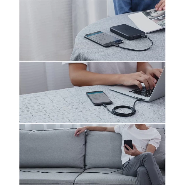 Кабель Ugreen USB-A to micro USB 2m Black (6957303861385) - Фото 12 Кабель Ugreen USB-A to micro USB 2m Black (6957303861385) - изображение 12