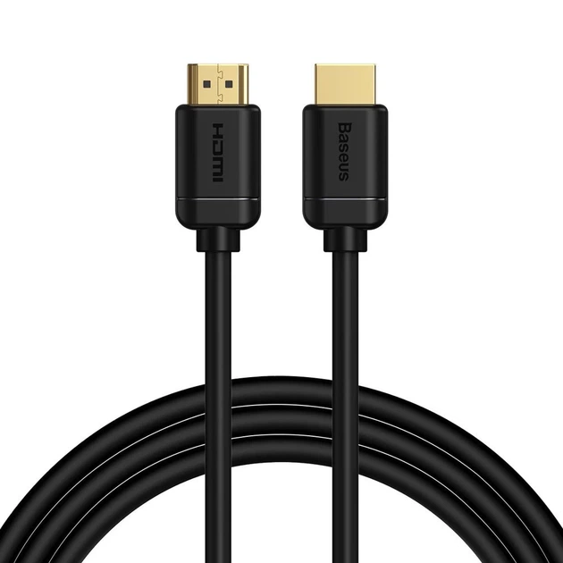 Кабель Baseus High Definition HDMI to HDMI 2m Black (CAKGQ-B01) - Фото 1 Кабель Baseus High Definition HDMI to HDMI 2m Black (CAKGQ-B01) - зображення 1