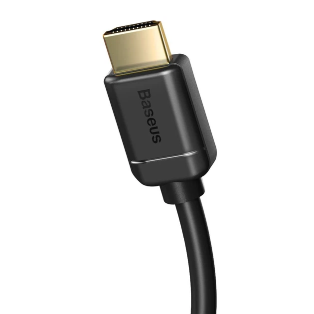 Кабель Baseus High Definition HDMI to HDMI 1m Black (CAKGQ-A01) - Фото 4 Кабель Baseus High Definition HDMI to HDMI 1m Black (CAKGQ-A01) - зображення 4