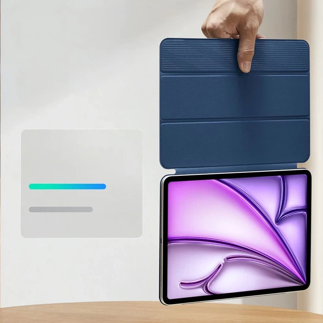 Чехол ESR Rebound Magnetic для iPad Pro 12.9 (2022-2020) / Air 13 7 | 6 (2025-2024) Navy Blue (4894240191286) - изображение 3